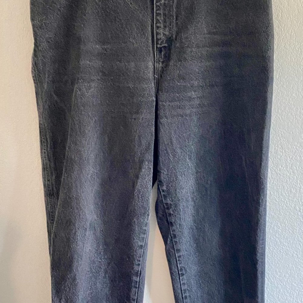 Black - Tapered Leg - Relaxed Fit - High Waisted - Gitano Mom Jeans - Picture 2 of 5